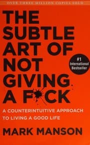 Cover of The subtle art of not giving a fuck