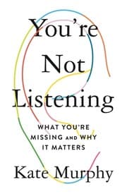 Cover of You're not listening
